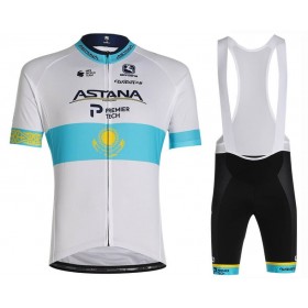 Set Kurzarmtrikot + Trägerhose 2020 Astana Pro Team N003